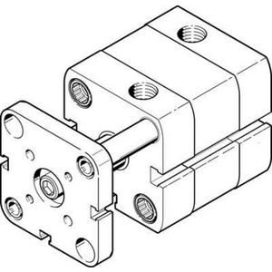 ADNGF Kompaktzylinder Kolben-dm 20 mm - Hub 15 mm mit PPS - Dämpfung