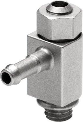 Drossel-Rückschlagventil PK-4 einstellbar über Schlitzschraube