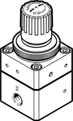 Präzisions Druckregelventil G1/4 ohne Manometer 4 bar Baugröße 50
