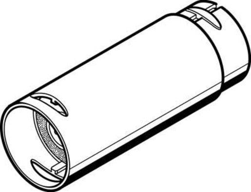 Schalldämpfer- pneum. Anschluss G1/4