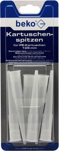 Kartuschenspitzen 105 mm für PE-Kartuschen 6er Pack