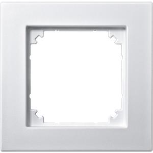 Abdeckrahmen 1-fach polarweiß matt
