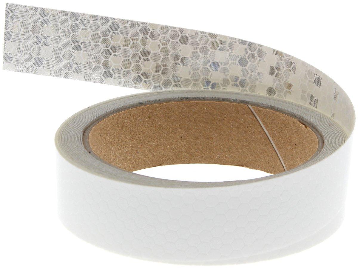 Reflektorfolie 25mm x 5m Rückseite selbstklebend IP67