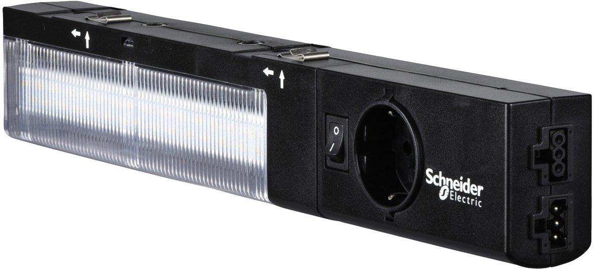 LED Leuchte mit 10W 640lm mit Schutzkontaktsteckdose