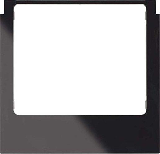 Designrahmen eckig schwarz glänzend