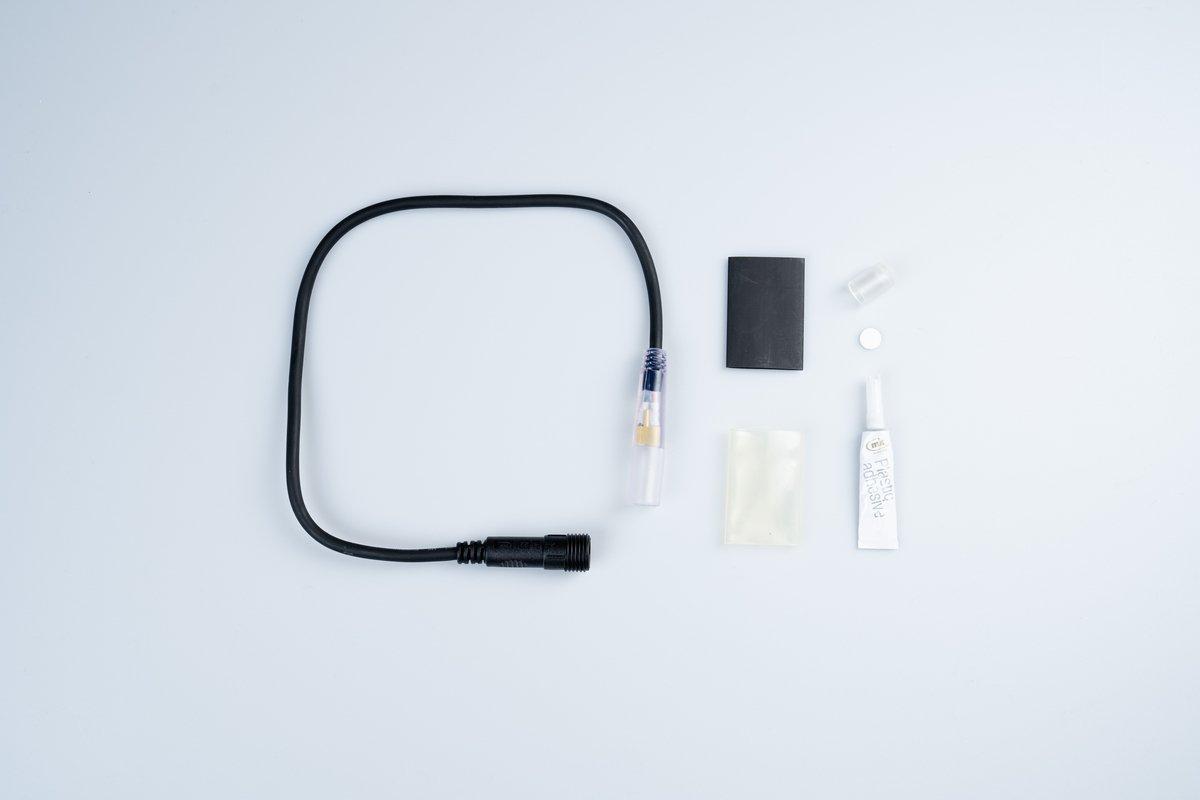 Rope Light Extension to QuickFix schwarzes Kabel