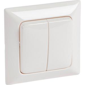 Wippe Serie für Schalter Taster Jalousie volle Platte Creo ultraweiß