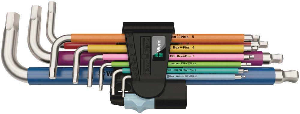 Innen Sechskant Winkelschraubendreher-Set Multicolour / 9teilig
