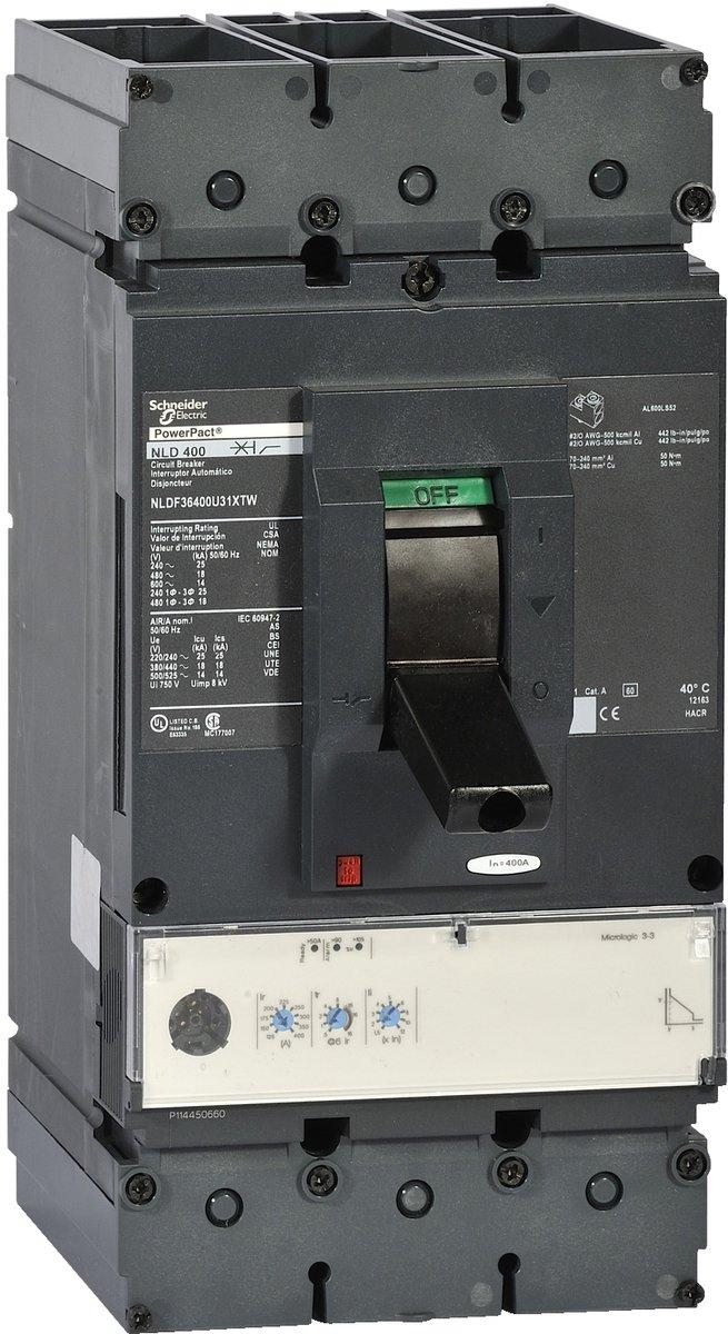 PowerPact Multistandard L-Frame 600A 65 KA Micrologic 3,0 Auslöseeinheit