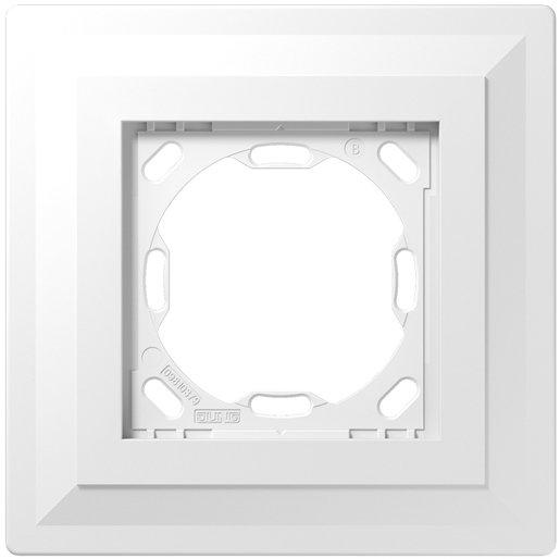Einputzadapter 1fach 3 mm flache Montage