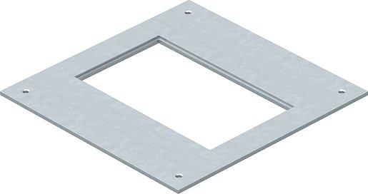 Montagedeckel 250-2/3 für GES2 282x282x4 St bandverzinkt
