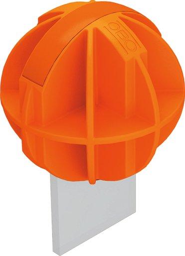 Schutzkappe reflektierend für Rund- und Flachleiter PE pastellorange 2