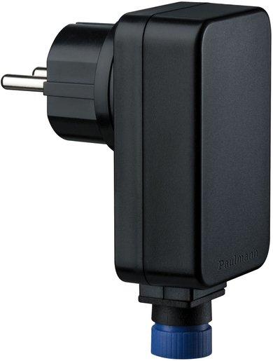 Plug+Shine Power Supply IP65 230/24V DC 21W Schwarz Kunststoff