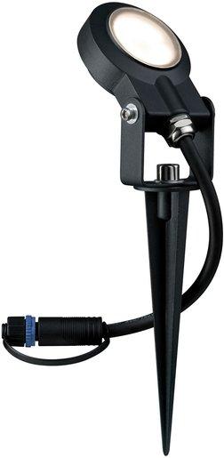 Plug+Shine Spotlight String IP67 270lm 3000K 6W 24V Anthrazit Alu