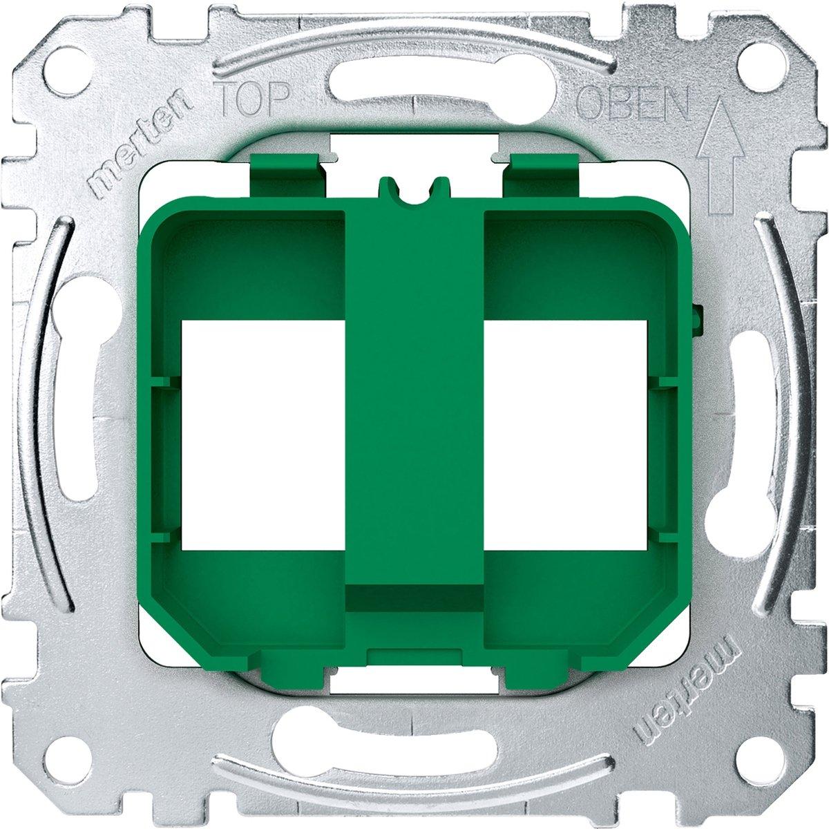 Tragplatten für Steckverbinder Modular Jack grün