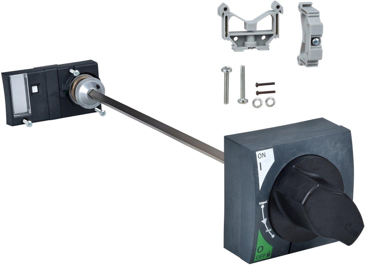 Drehbetätigung mit Türkupplung für NG125 3-polig / 4-polig Griff schwarz