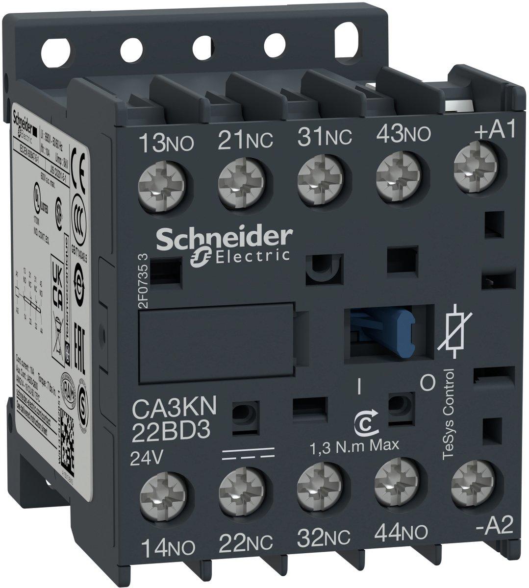 Hilfsschütz 2S + 2Ö 24 V DC mit Diode