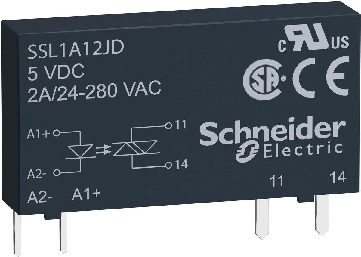 Halbleiterrelais steckbar Eingang 3 bis 12 V DC Ausgang 24 bis 280 V AC 2 A