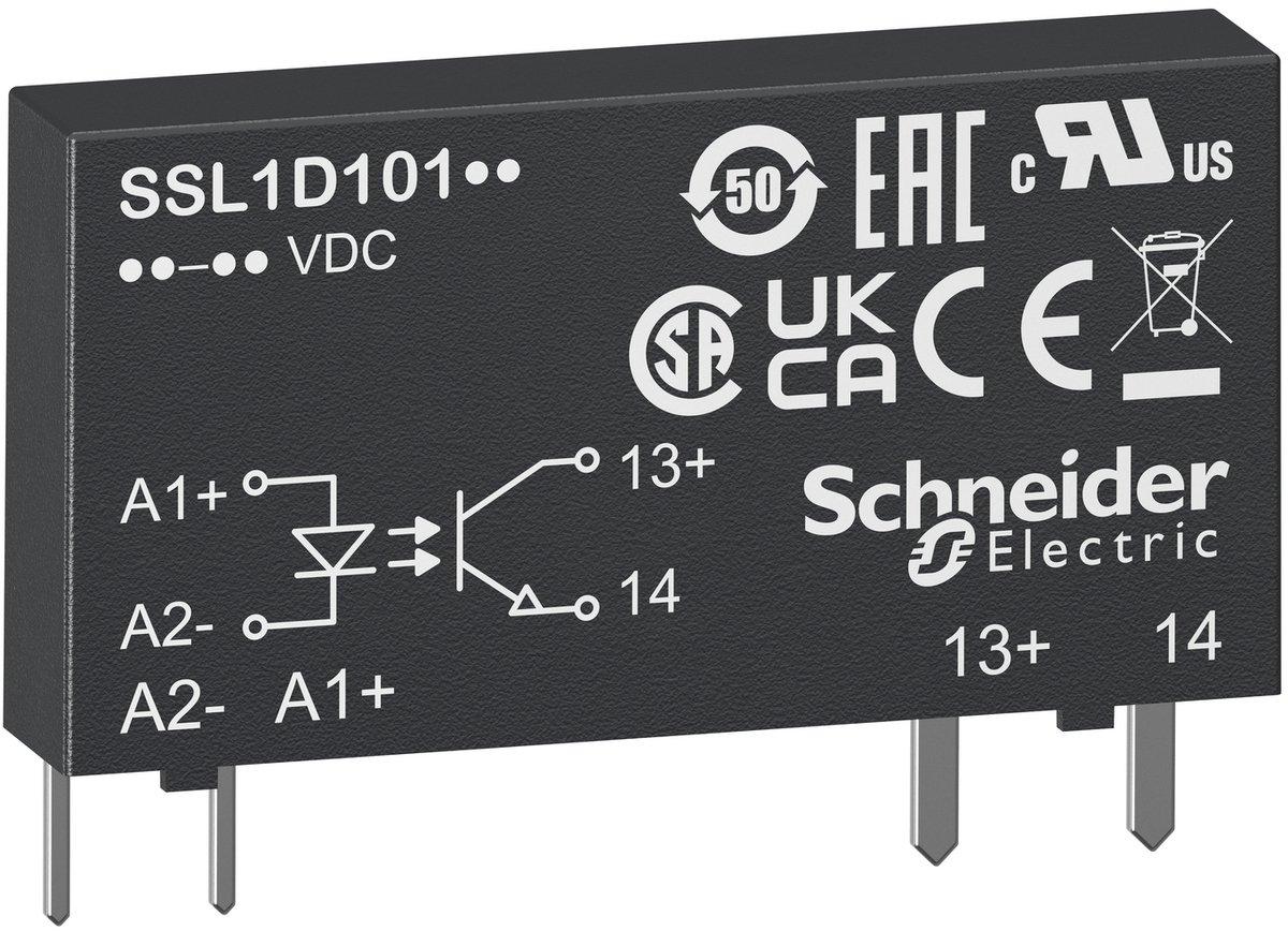 Halbleiterrelais steckbarer Eingang 15 bis 30 V DC Ausgang 1 bis 24 V DC 3,5 A