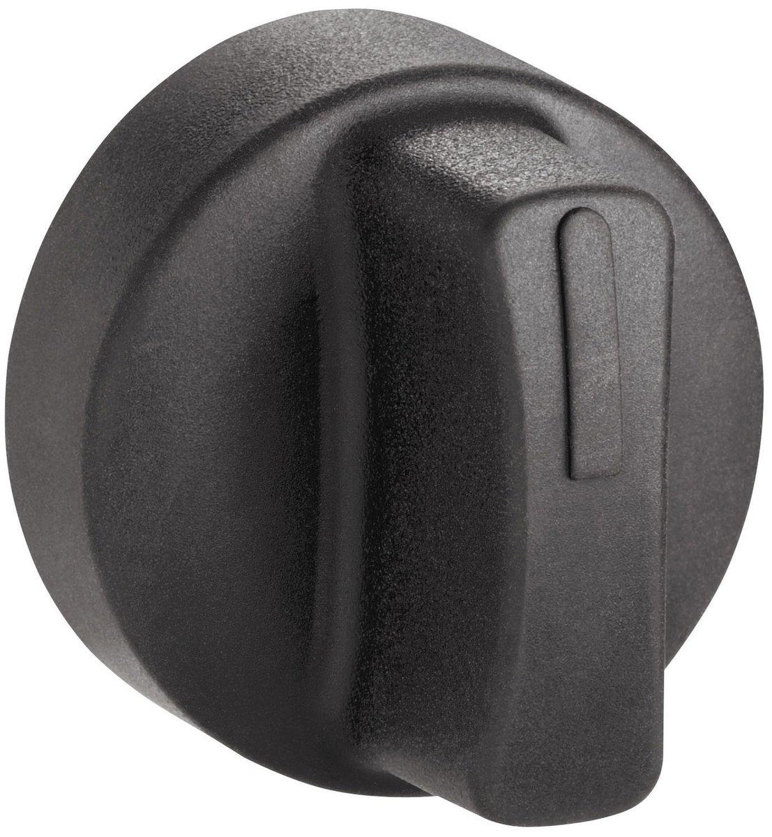 Schutzkappe schwarz für Wahlschalter mit kurzem Knebel Ø 22 mm