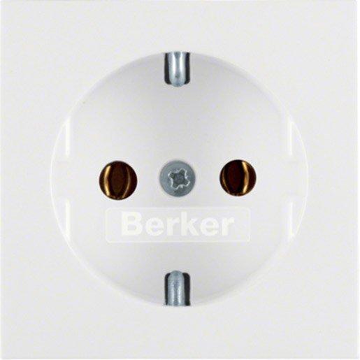 Zentralstück für Steckdose 47238989 und 41238989 S.1/B.x polarweiß glänzend