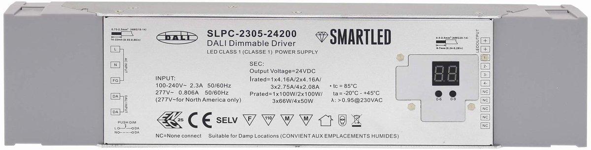 LED Dimmer DALI DIM DRIVER 24V/DC 4x2,08A 200W