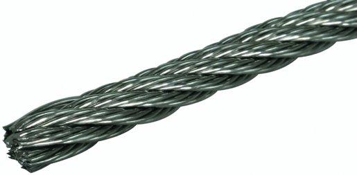 Seil 8mm 7x19x0,59mm NIRO (V4A) R 100m