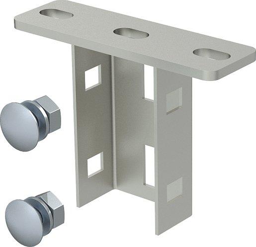 Kopfplatte für US 3-Stiel V2A 1.4301 gebeizt