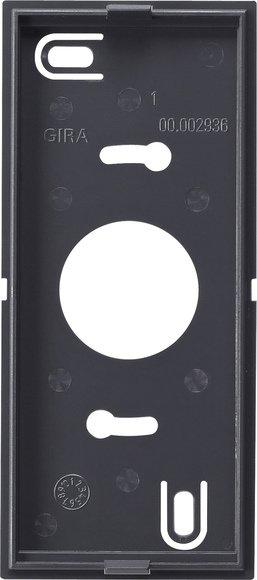 Montageplatte Wohnungsstation AP und Gong System 55 Anthrazit