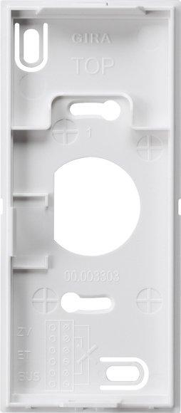 Montageplatte Wohnungsstation Video AP System 55 Reinweiß