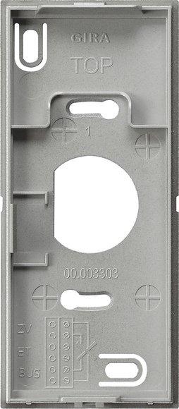 Montageplatte Wohnungsstation Video AP System 55 Farbe Alu