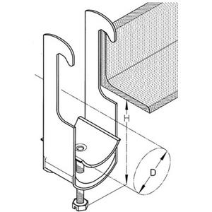 Kabelschelle K 70 S für Durchmesser 64-70 mm