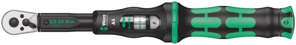 Click-Torque A 5 Drehmomentschlüssel mit Umschaltknarre 1/4 Zoll Vierkant 2.5 -