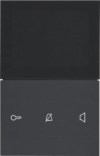 Video-Innenstation Komfort 2Draht anthrazit matt AP TOUCH