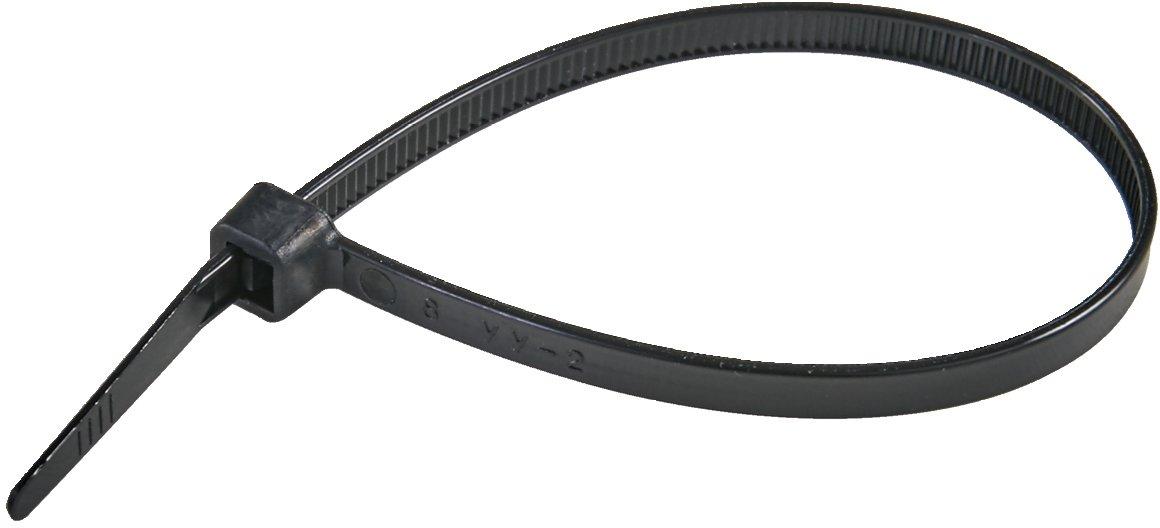 Kabelbinder 200x2,5 mm Nylon schwarz UV-beständig