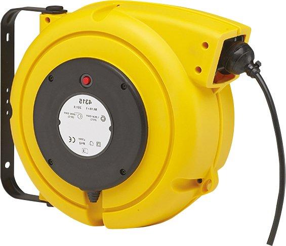 Zugkabeltrommel BR 523 9m + 1m H07RN-F 3x1,5 Schuko-Kupplung