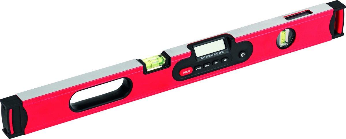 Digitale Magnetwasserwaage 9V-Akku mit Akkuanzeige 60cm
