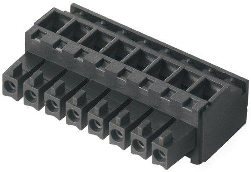 Leiterplattensteckverbinder seitlich geschlossen 8-polig 3.81 mm