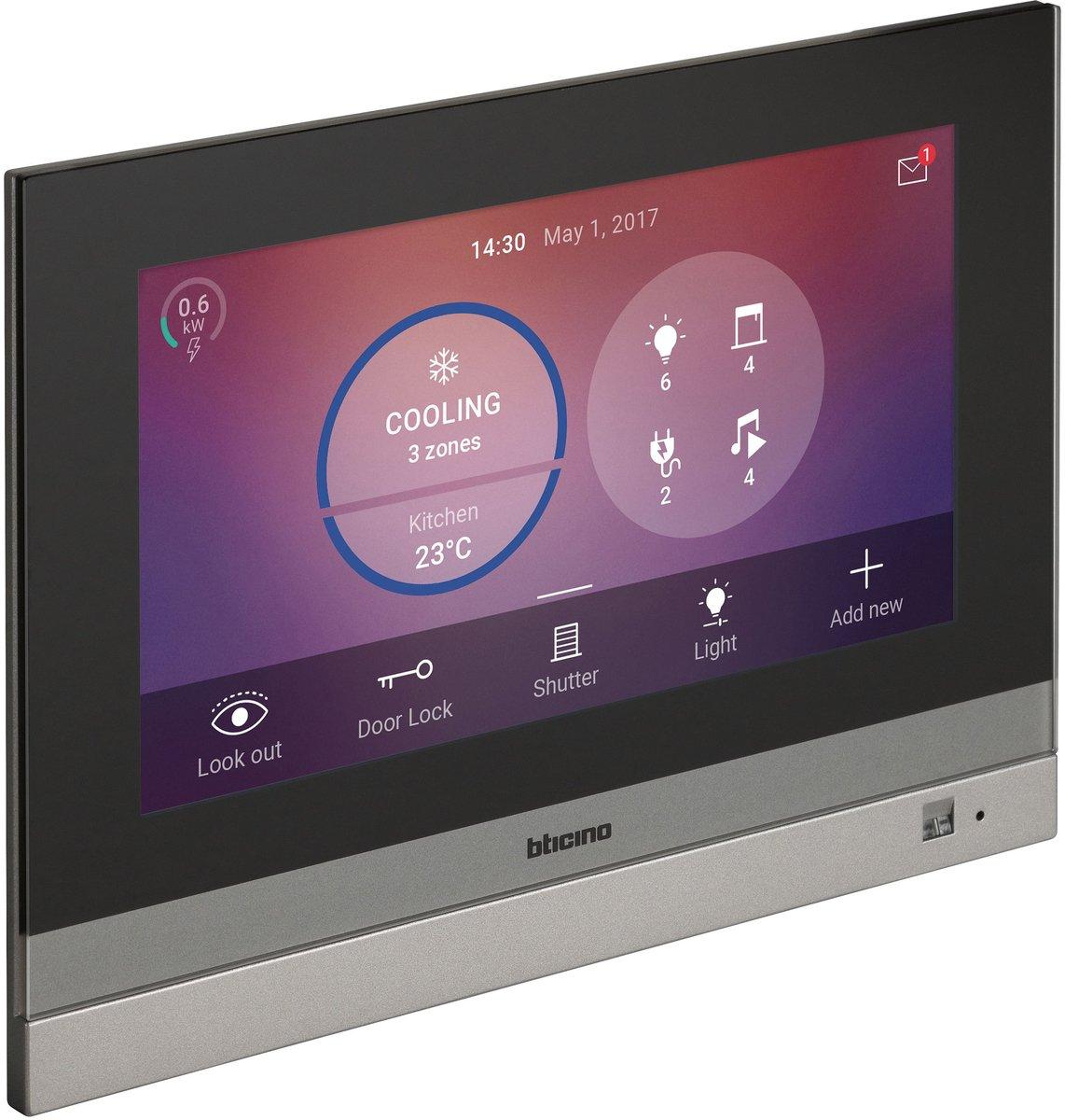 Hometouch 7" zur Verwendung als Steuerzentrale der MyHome-Hausautomation