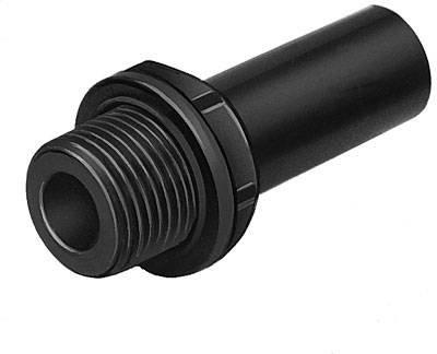 Steckverschraubung für hohen Durchfluss Nennweite=23 mm