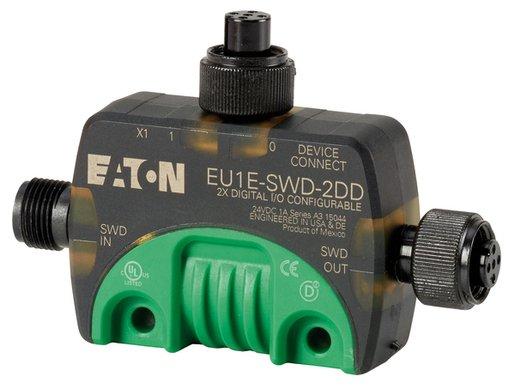 SWD T-Connector Ein-/Ausgabemodul IP69K 24VDC zwei konfigurierbare Ein-/Ausgänge