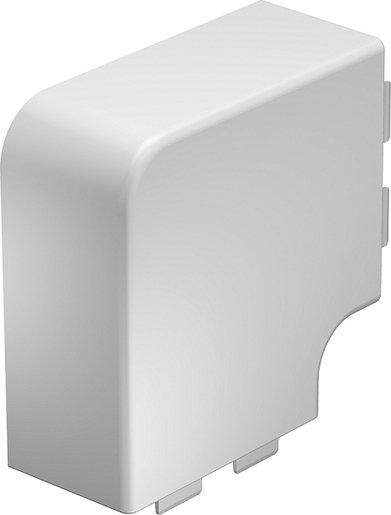 Flachwinkelhaube 60x110mm PC/ABS reinweiß