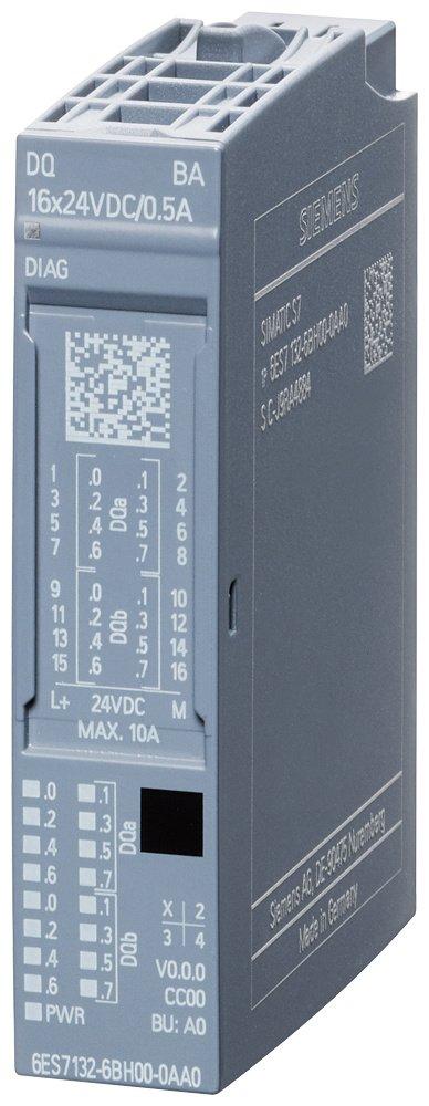 SIMATIC ET 200SP digitales Ausgangsmodul DQ 16x 24V DC / 0,5A Basic