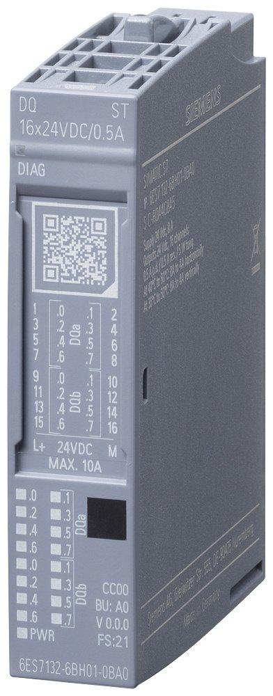 SIMATIC ET 200SP digitales Ausgangsmodul DQ 16x 24V DC / 0,5A Standard