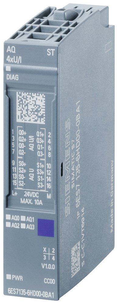 SIMATIC ET 200SP analoges Ausgangsmodul AQ 4x U/I Standard passend