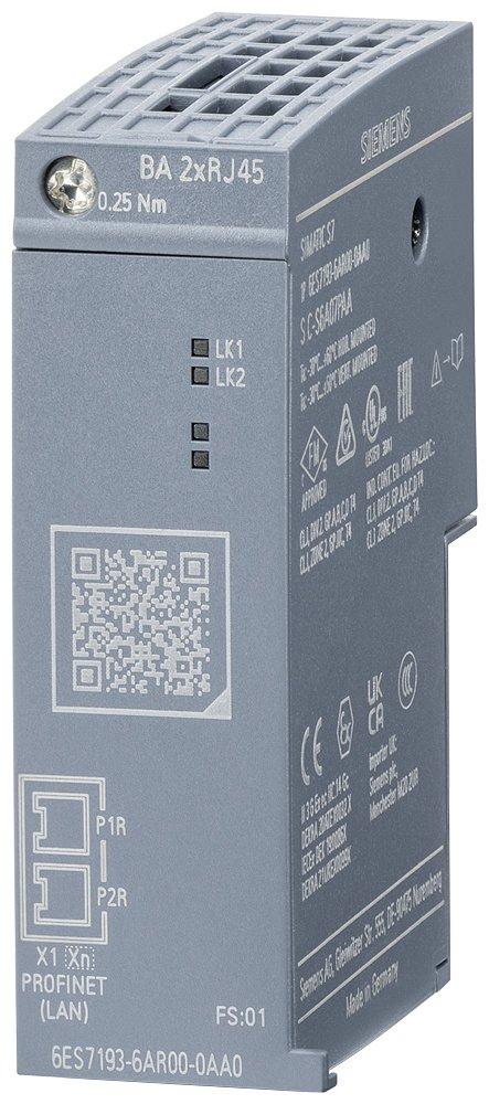 SIMATIC ET 200SP Busadapter BA 2x RJ45 / 2x RJ45 Buchsen für PROFINET