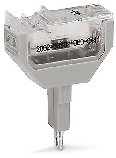 Diodenbaustein mit Diode 1N4007 als Freilaufdiode 10,4 mm breit grau