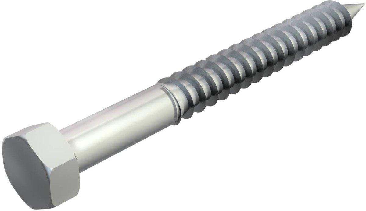 Sechskantholzschraube 8x60mm St G