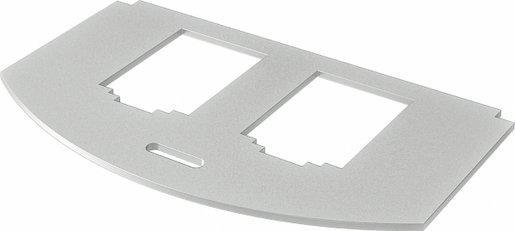 Montageplatte für GES R2 für 2x Typ B V2A 1.4301