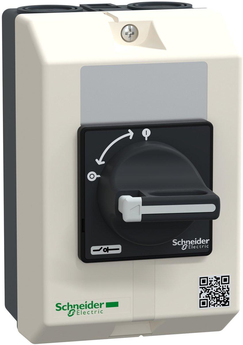 Hauptschalter 3p 690V 20A +Aufbaugehäuse Griff schwarz abschließbar